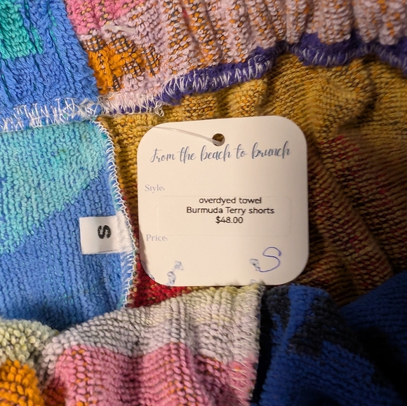 Colorful Striped Women's Shorts - Picture 5 of 5